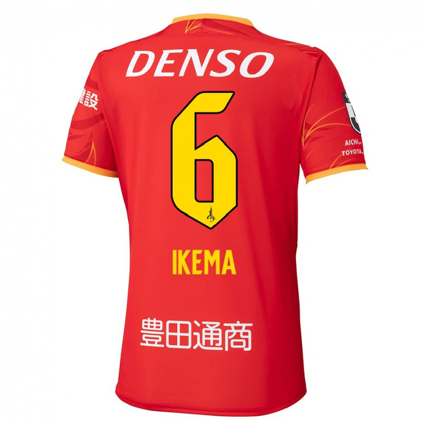 Danxen Kinder Kano Ikema #6 Rot Gelb Heimtrikot Trikot 2025/26 T-Shirt Österreich