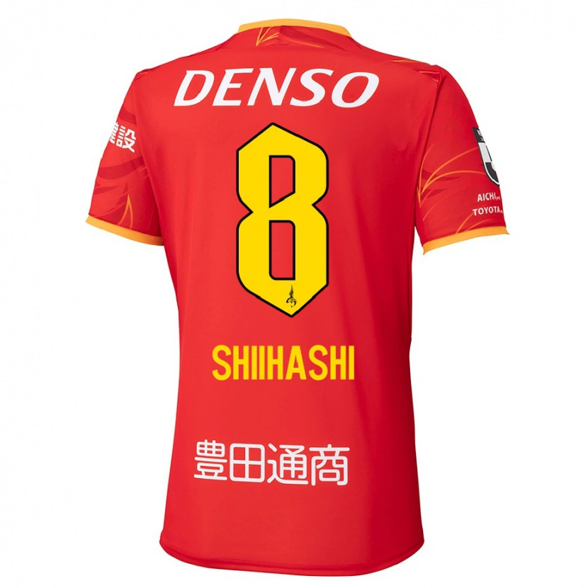Danxen Kinder Keiya Shiihashi #8 Rot Gelb Heimtrikot Trikot 2025/26 T-Shirt Österreich