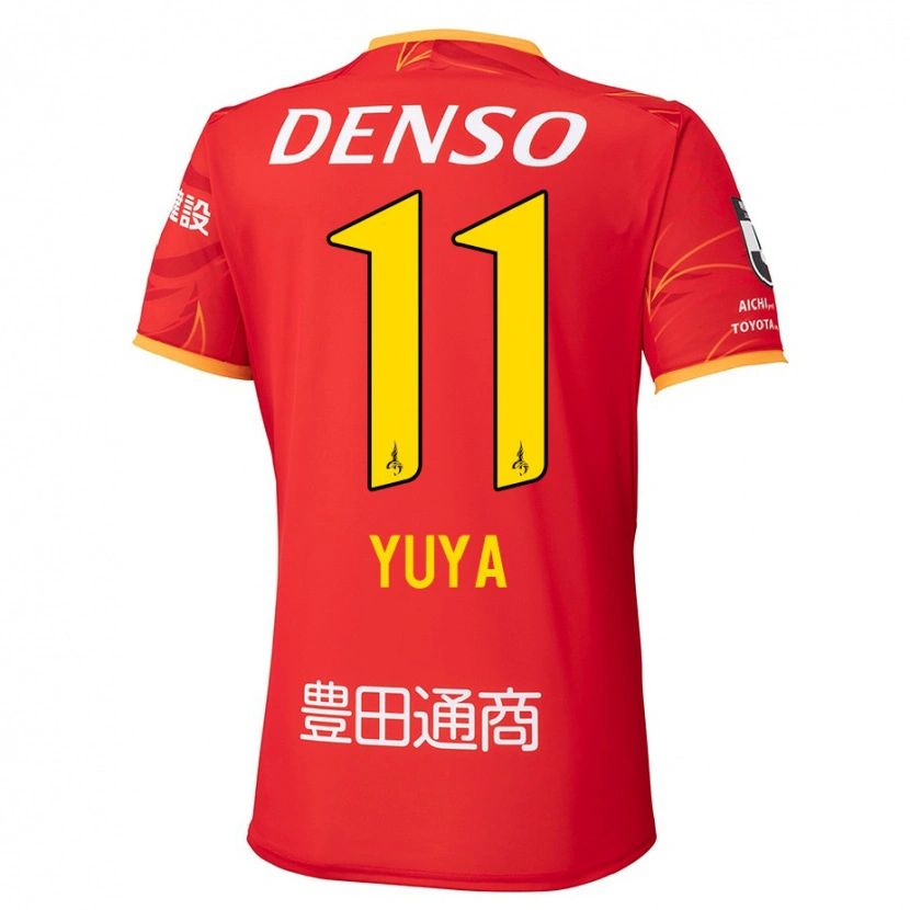 Danxen Kinder Yuya Yamagishi #11 Rot Gelb Heimtrikot Trikot 2025/26 T-Shirt Österreich