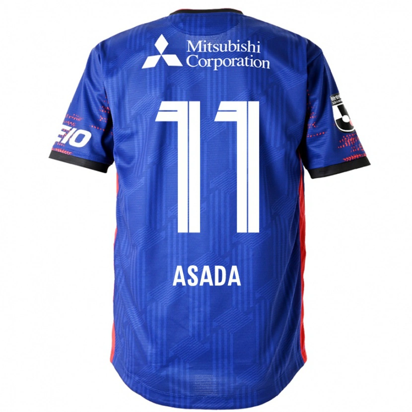 Danxen Kinder Rui Asada #11 Königsblau Weiß Heimtrikot Trikot 2025/26 T-Shirt Österreich