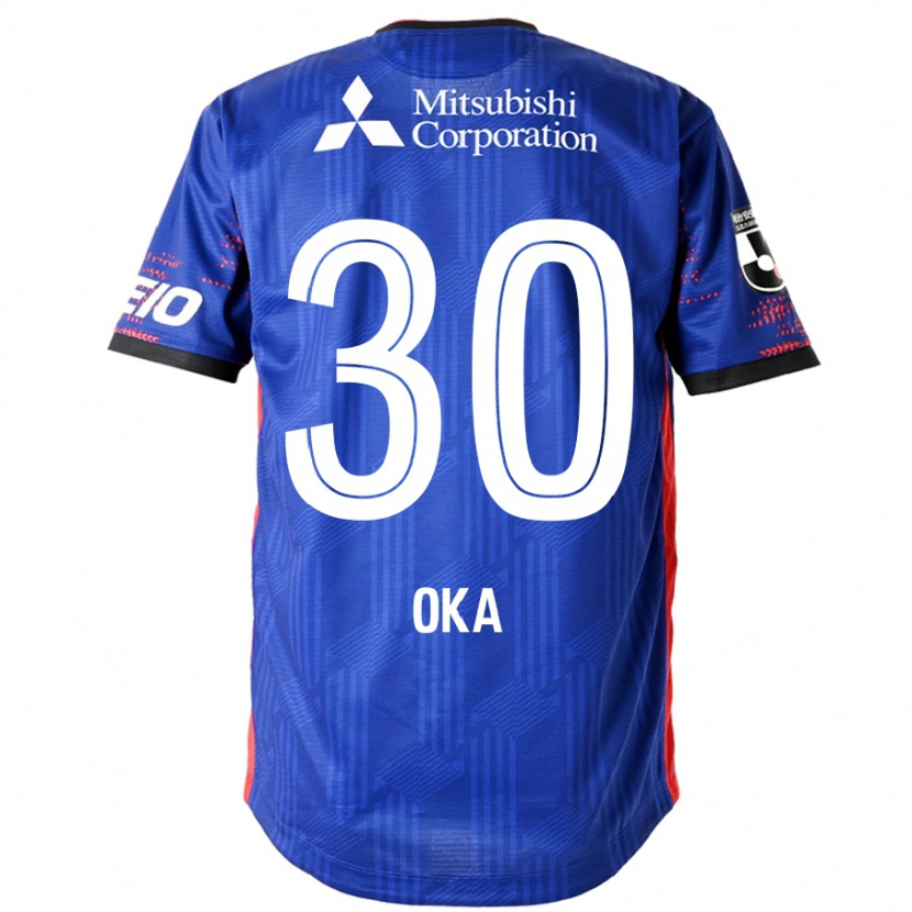 Danxen Kinder Teppei Oka #30 Königsblau Weiß Heimtrikot Trikot 2025/26 T-Shirt Österreich