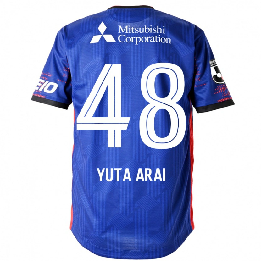 Danxen Kinder Yuta Arai #48 Königsblau Weiß Heimtrikot Trikot 2025/26 T-Shirt Österreich