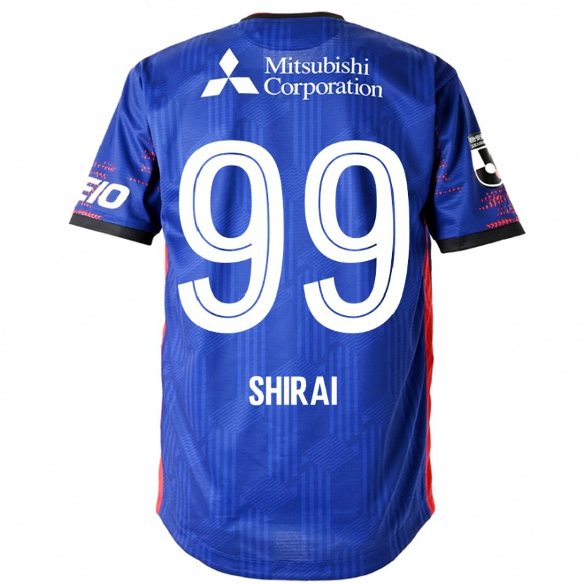Danxen Kinder Kosuke Shirai #99 Königsblau Weiß Heimtrikot Trikot 2025/26 T-Shirt Österreich