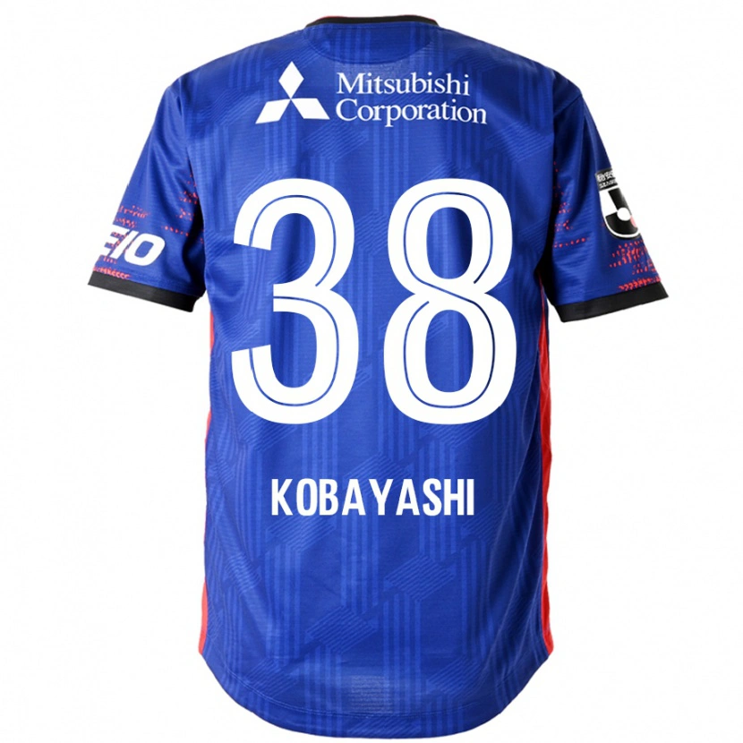 Danxen Kinder Riku Kobayashi #38 Königsblau Weiß Heimtrikot Trikot 2025/26 T-Shirt Österreich