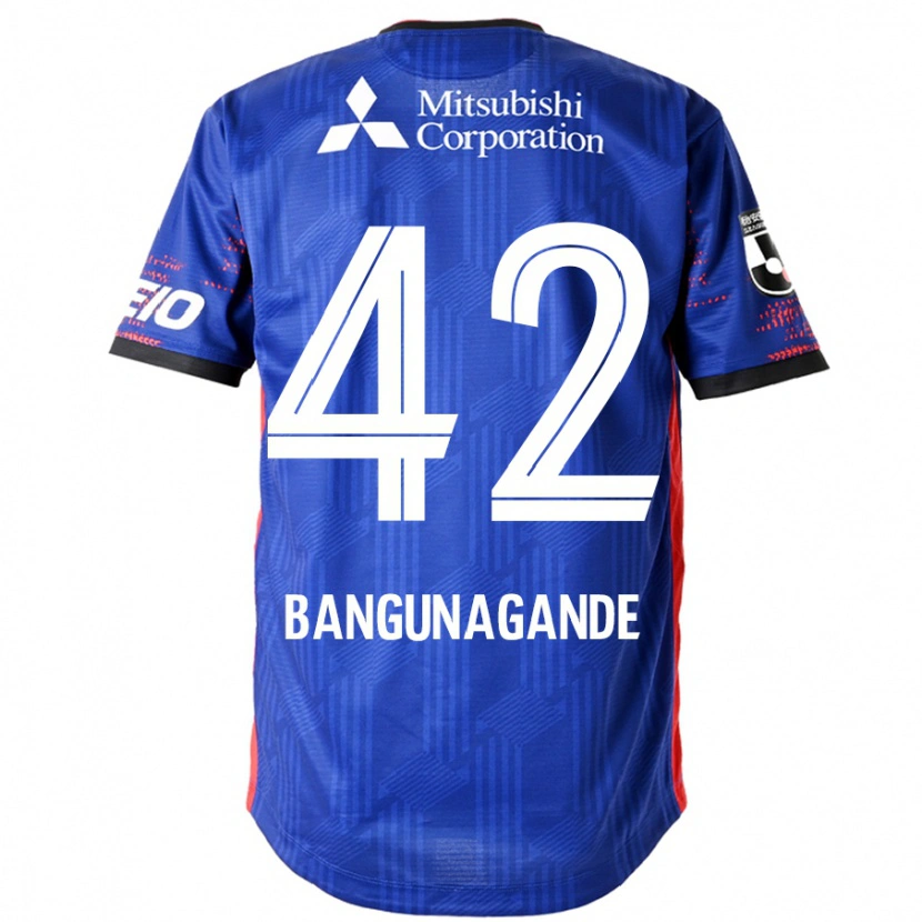Danxen Kinder Kashifu Bangunagande #42 Königsblau Weiß Heimtrikot Trikot 2025/26 T-Shirt Österreich