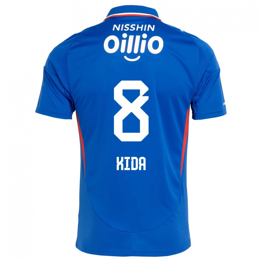 Danxen Kinder Takuya Kida #8 Königsblau Weiß Heimtrikot Trikot 2025/26 T-Shirt Österreich