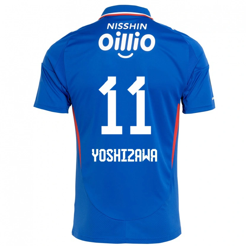 Danxen Kinder Mirai Yoshizawa #11 Königsblau Weiß Heimtrikot Trikot 2025/26 T-Shirt Österreich