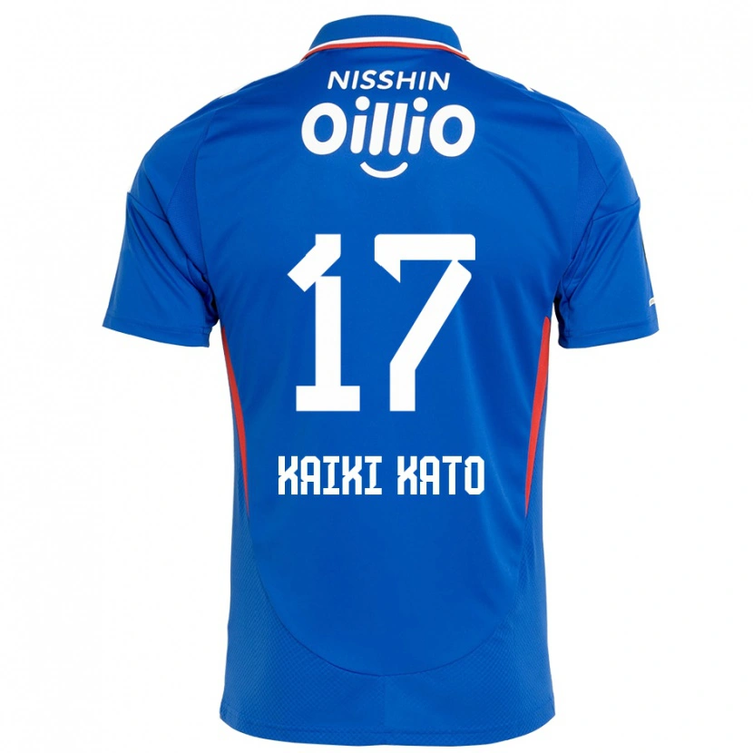 Danxen Kinder Kaiki Kato #17 Königsblau Weiß Heimtrikot Trikot 2025/26 T-Shirt Österreich