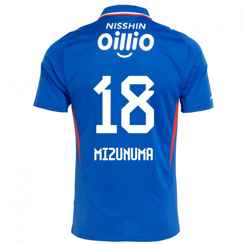 Danxen Kinder Kota Mizunuma #18 Königsblau Weiß Heimtrikot Trikot 2025/26 T-Shirt Österreich