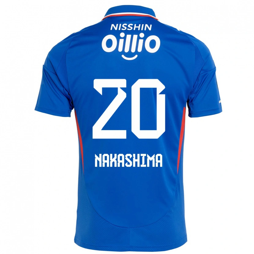 Danxen Kinder Rikuto Nakashima #20 Königsblau Weiß Heimtrikot Trikot 2025/26 T-Shirt Österreich