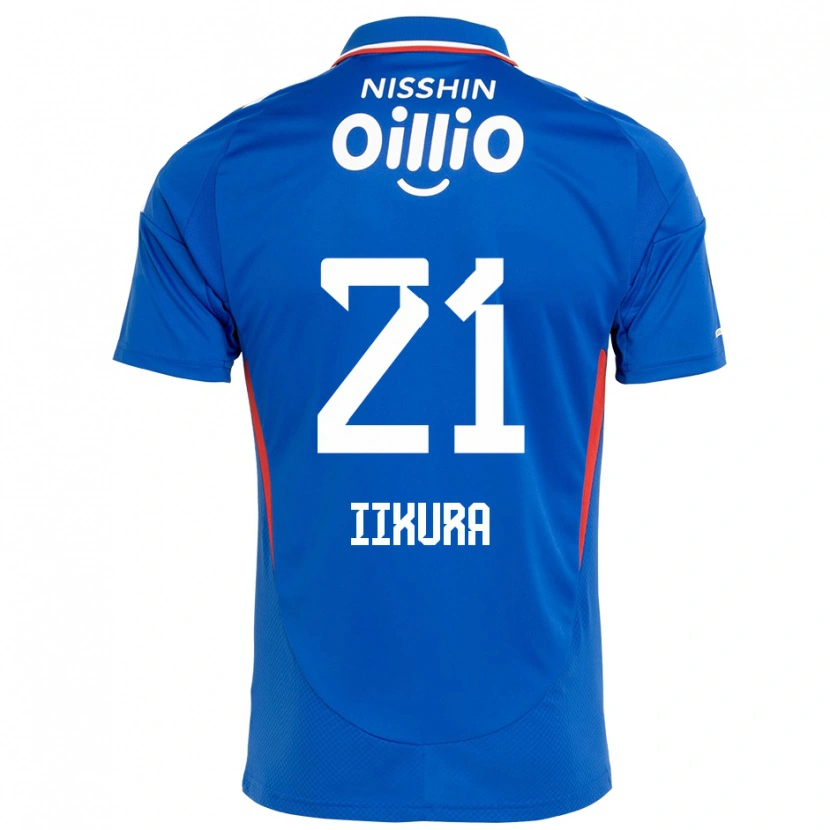 Danxen Kinder Hiroki Iikura #21 Königsblau Weiß Heimtrikot Trikot 2025/26 T-Shirt Österreich