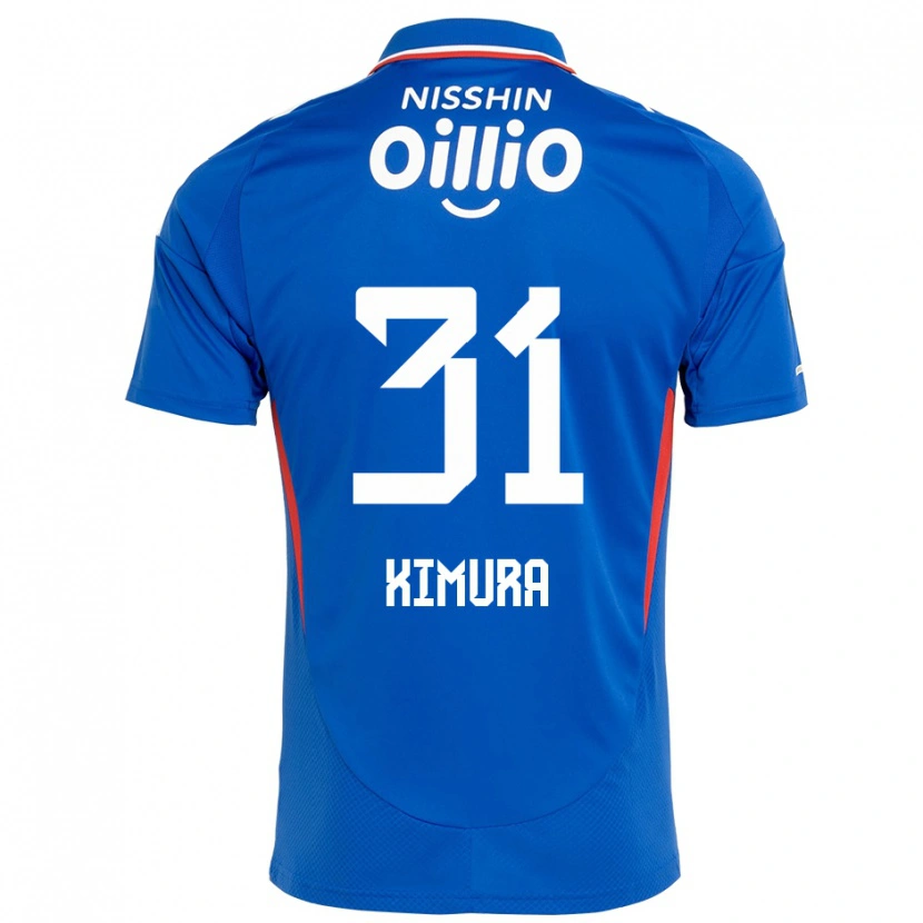 Danxen Kinder Ryoya Kimura #31 Königsblau Weiß Heimtrikot Trikot 2025/26 T-Shirt Österreich
