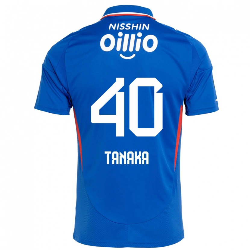 Danxen Kinder Hiei Tanaka #40 Königsblau Weiß Heimtrikot Trikot 2025/26 T-Shirt Österreich