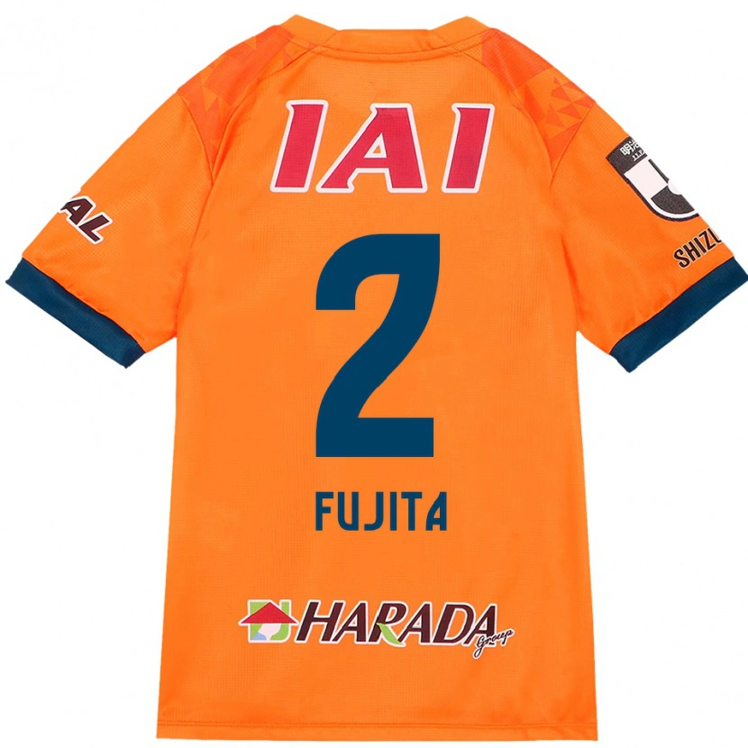 Danxen Kinder Shunsuke Fujita #2 Orange Rot Heimtrikot Trikot 2025/26 T-Shirt Österreich