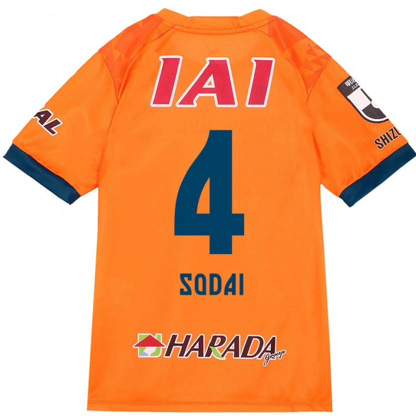 Danxen Kinder Sodai Hasukawa #4 Orange Rot Heimtrikot Trikot 2025/26 T-Shirt Österreich