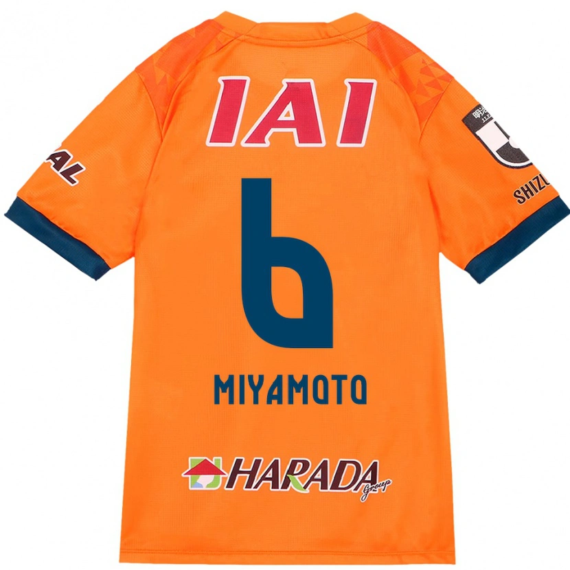 Danxen Kinder Kota Miyamoto #6 Orange Rot Heimtrikot Trikot 2025/26 T-Shirt Österreich