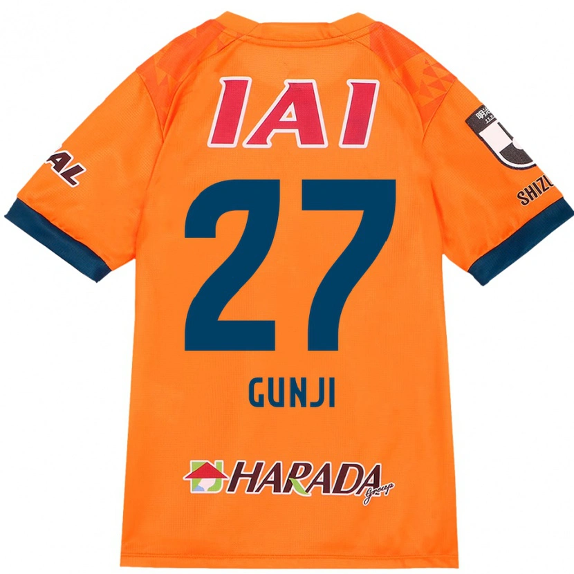 Danxen Kinder Riku Gunji #27 Orange Rot Heimtrikot Trikot 2025/26 T-Shirt Österreich