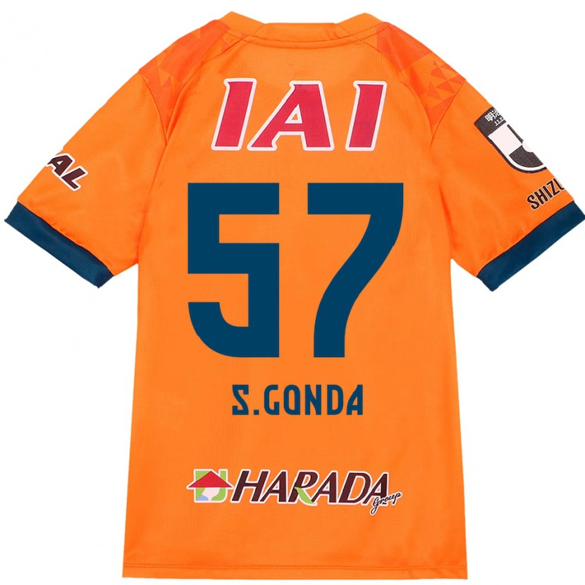 Danxen Kinder Shuichi Gonda #57 Orange Rot Heimtrikot Trikot 2025/26 T-Shirt Österreich