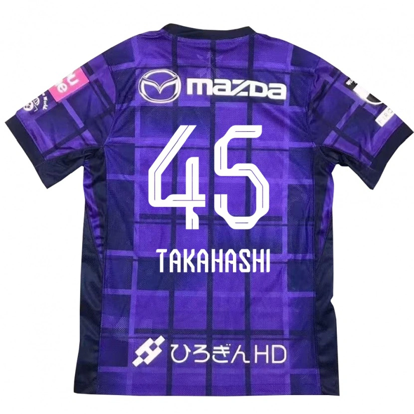 Danxen Kinder Narumi Takahashi #45 Lila Orange Heimtrikot Trikot 2025/26 T-Shirt Österreich