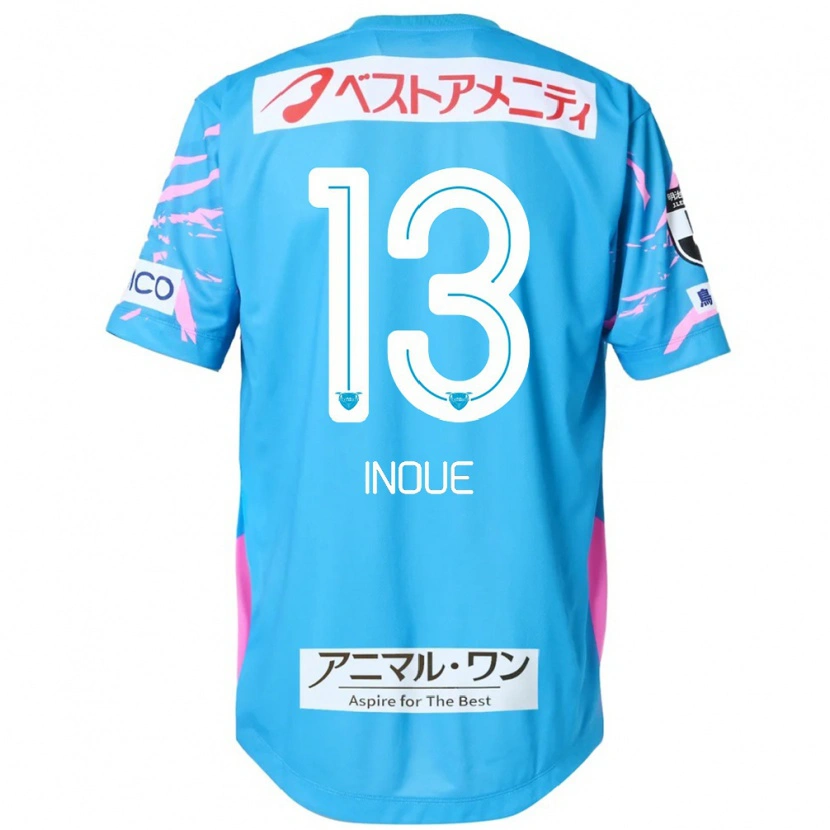 Danxen Kinder Taisei Inoue #13 Blau Rosa Heimtrikot Trikot 2025/26 T-Shirt Österreich