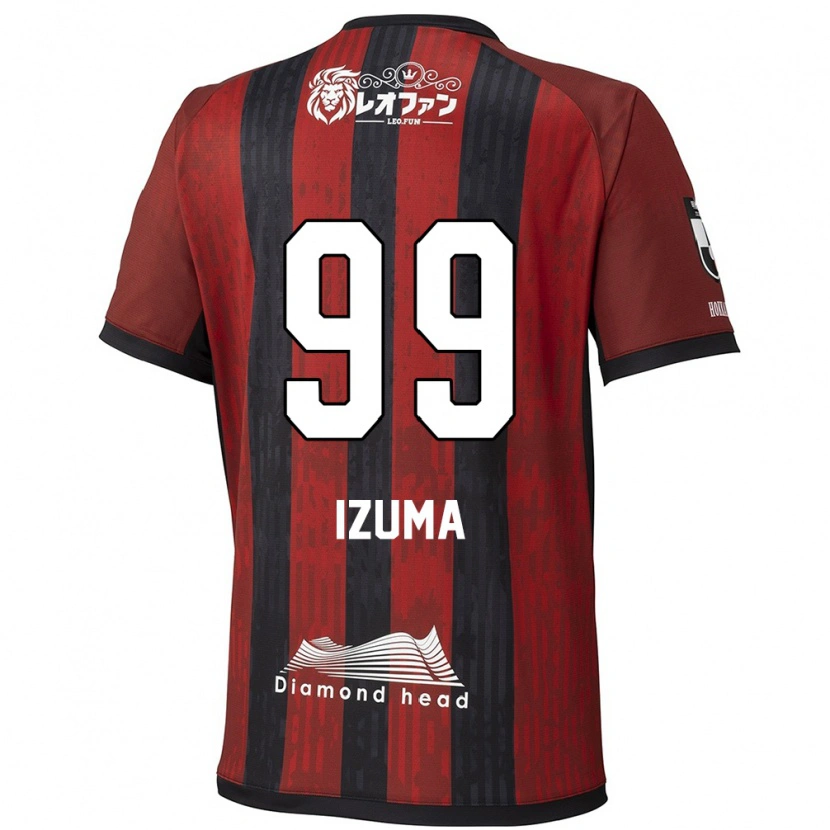 Danxen Kinder Shido Izuma #99 Rot Schwarz Heimtrikot Trikot 2025/26 T-Shirt Österreich