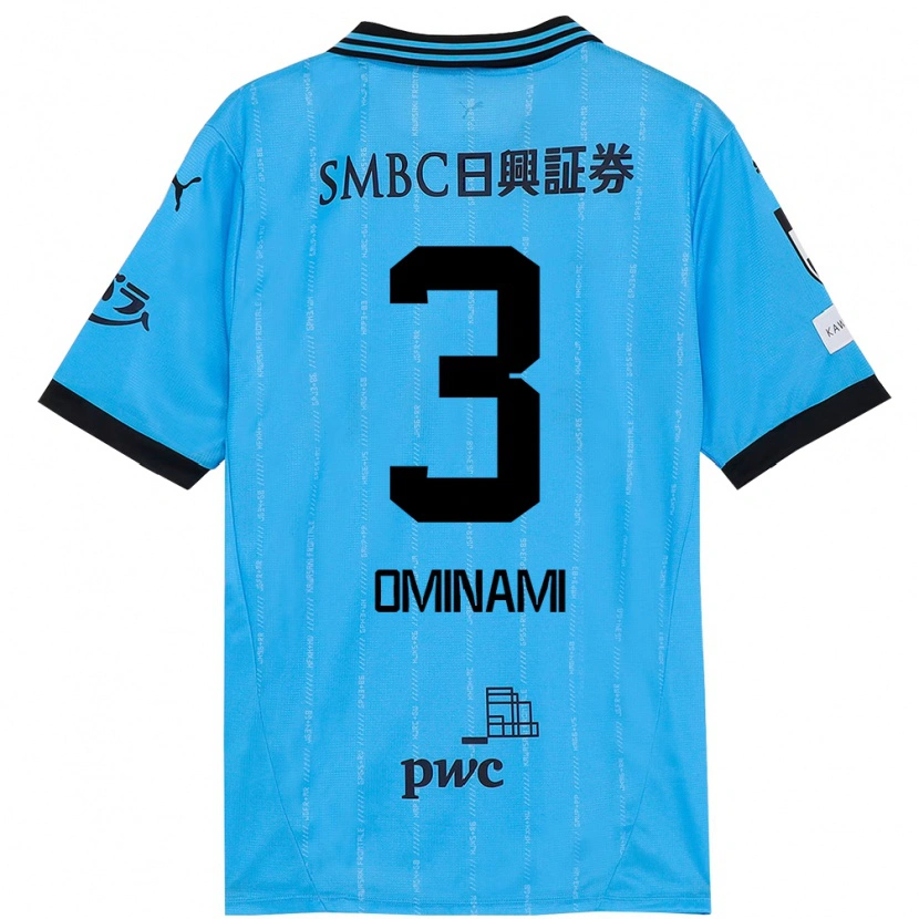 Danxen Kinder Takuma Ominami #3 Himmelblau Schwarz Heimtrikot Trikot 2025/26 T-Shirt Österreich