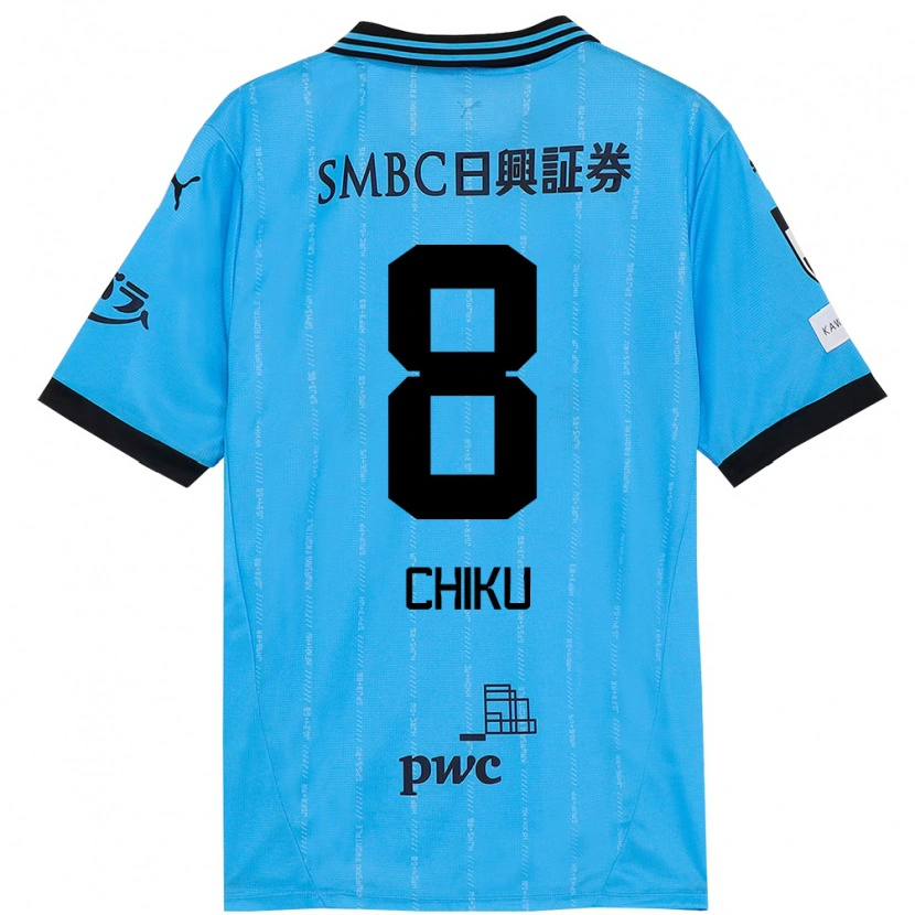 Danxen Kinder Haruki Chiku #8 Himmelblau Schwarz Heimtrikot Trikot 2025/26 T-Shirt Österreich