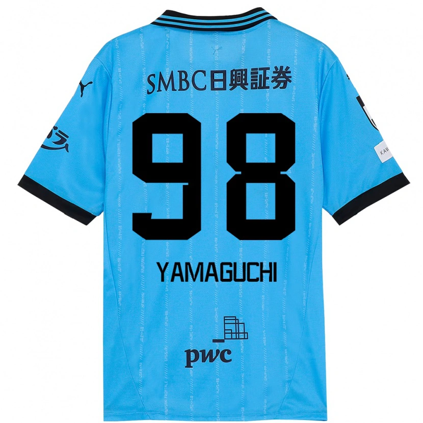 Danxen Kinder Louis Thébault-Yamaguchi #98 Himmelblau Schwarz Heimtrikot Trikot 2025/26 T-Shirt Österreich