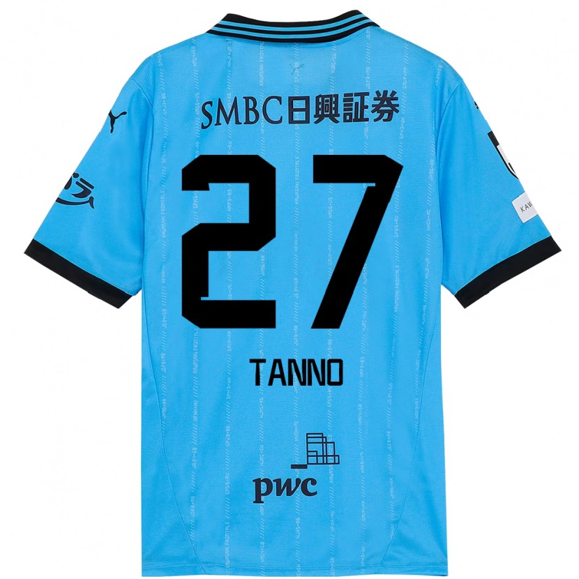 Danxen Kinder Kenta Tanno #27 Himmelblau Schwarz Heimtrikot Trikot 2025/26 T-Shirt Österreich