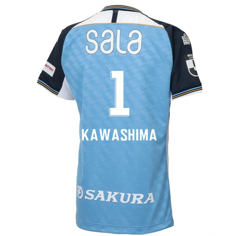Danxen Kinder Eiji Kawashima #1 Himmelblau Schwarz Heimtrikot Trikot 2025/26 T-Shirt Österreich