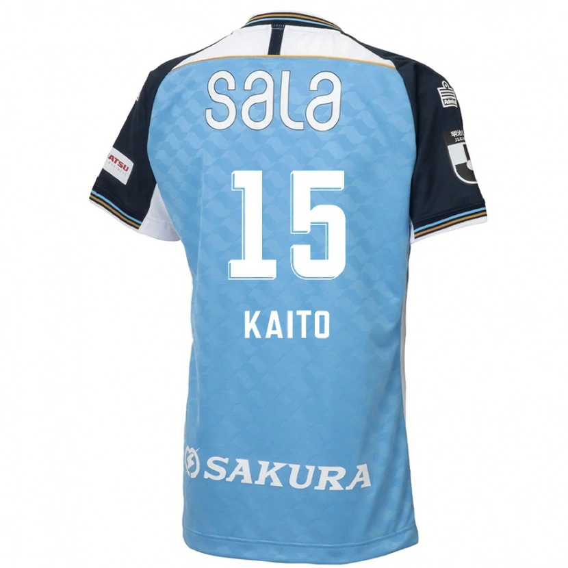 Danxen Kinder Kaito Suzuki #15 Himmelblau Schwarz Heimtrikot Trikot 2025/26 T-Shirt Österreich