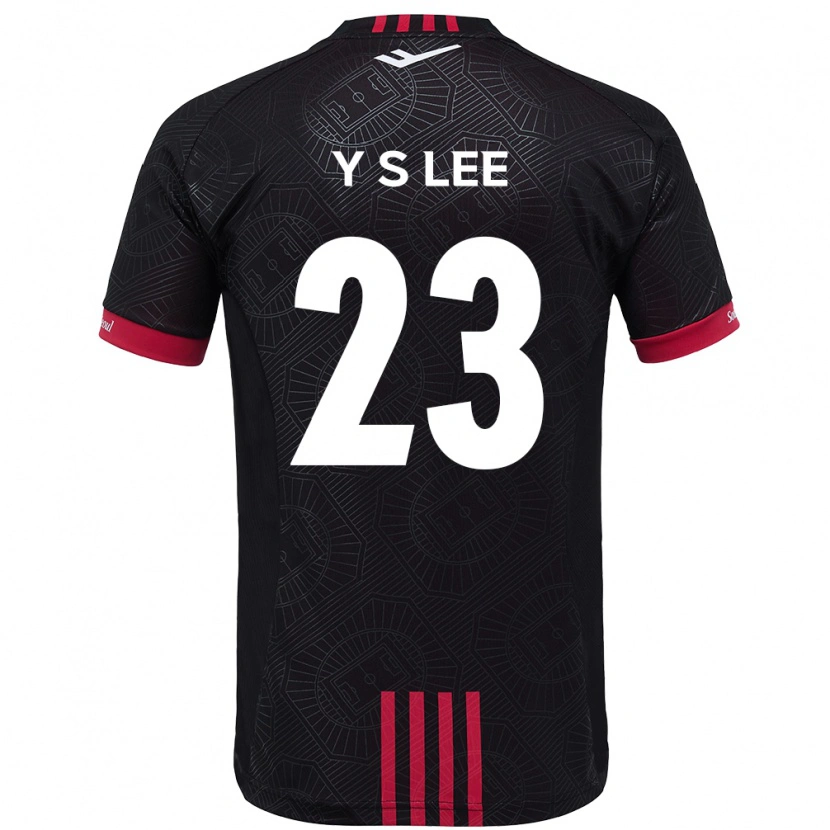 Danxen Kinder Si-Young Lee #23 Schwarz Rot Heimtrikot Trikot 2025/26 T-Shirt Österreich