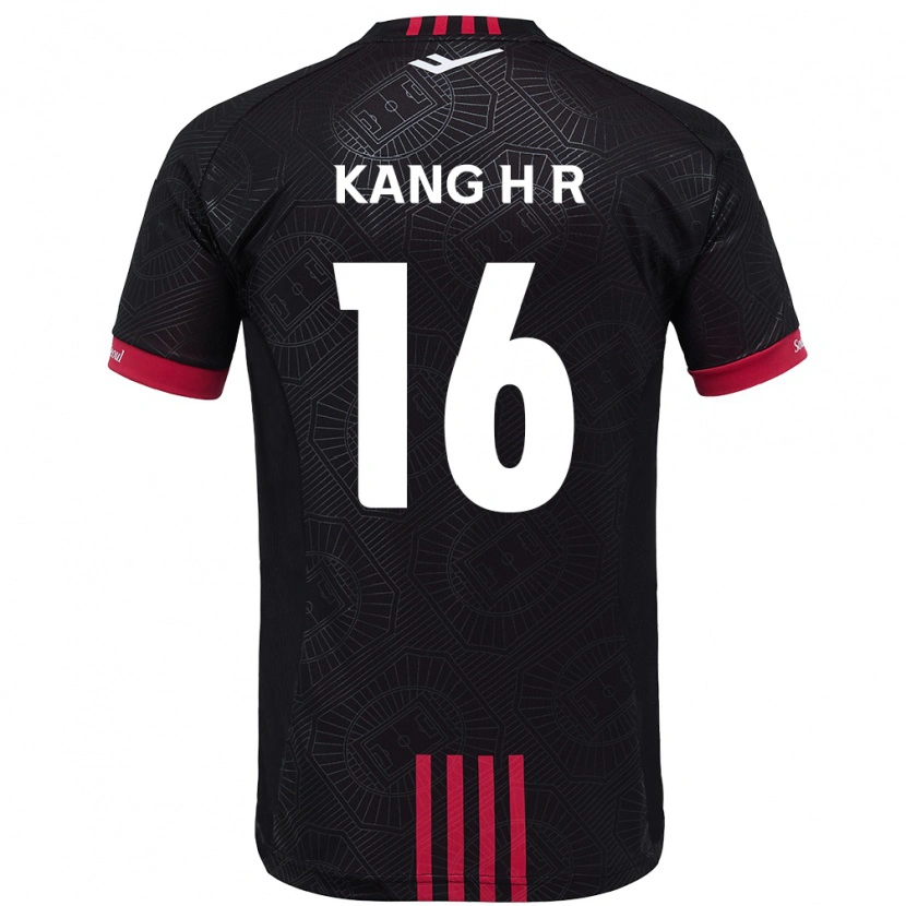 Danxen Kinder Kang Hye-Rim #16 Schwarz Rot Heimtrikot Trikot 2025/26 T-Shirt Österreich