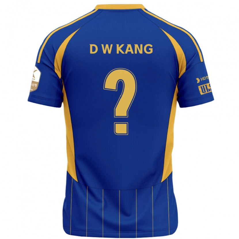 Danxen Kinder Dong-Woo Kang #0 Königsblau Gelb Heimtrikot Trikot 2025/26 T-Shirt Österreich
