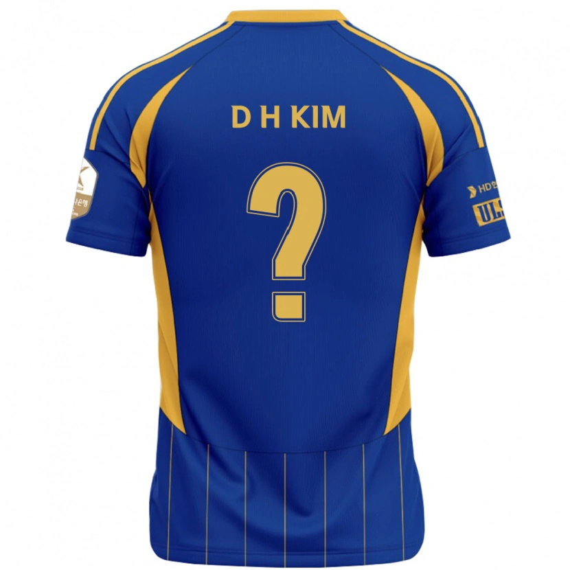 Danxen Kinder Do-Hun Kim #0 Königsblau Gelb Heimtrikot Trikot 2025/26 T-Shirt Österreich