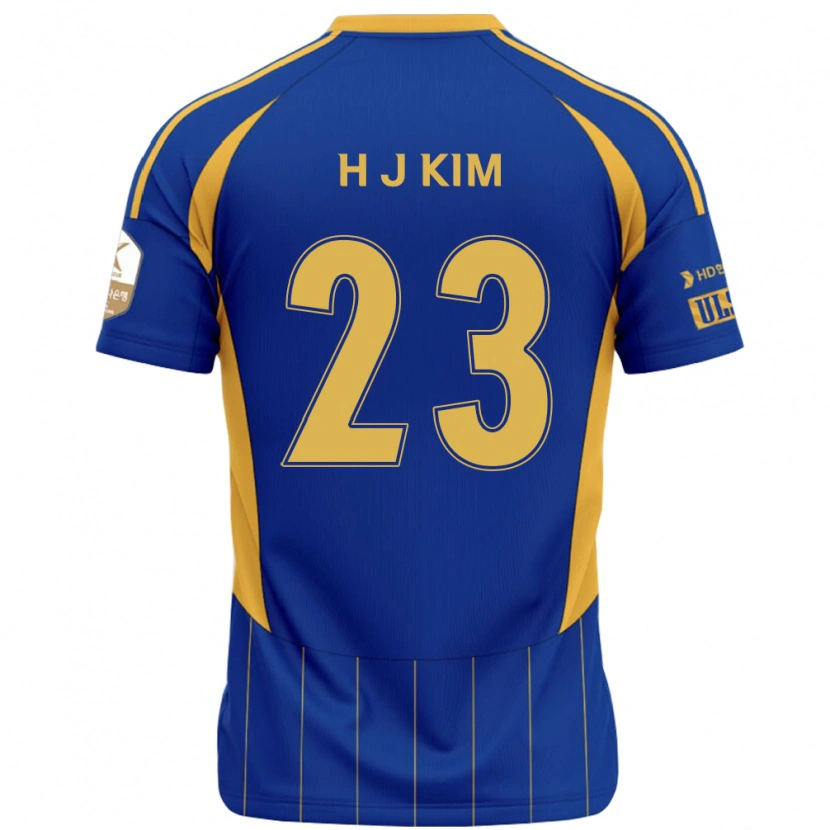 Danxen Kinder Ju-Hwan Kim #23 Königsblau Gelb Heimtrikot Trikot 2025/26 T-Shirt Österreich