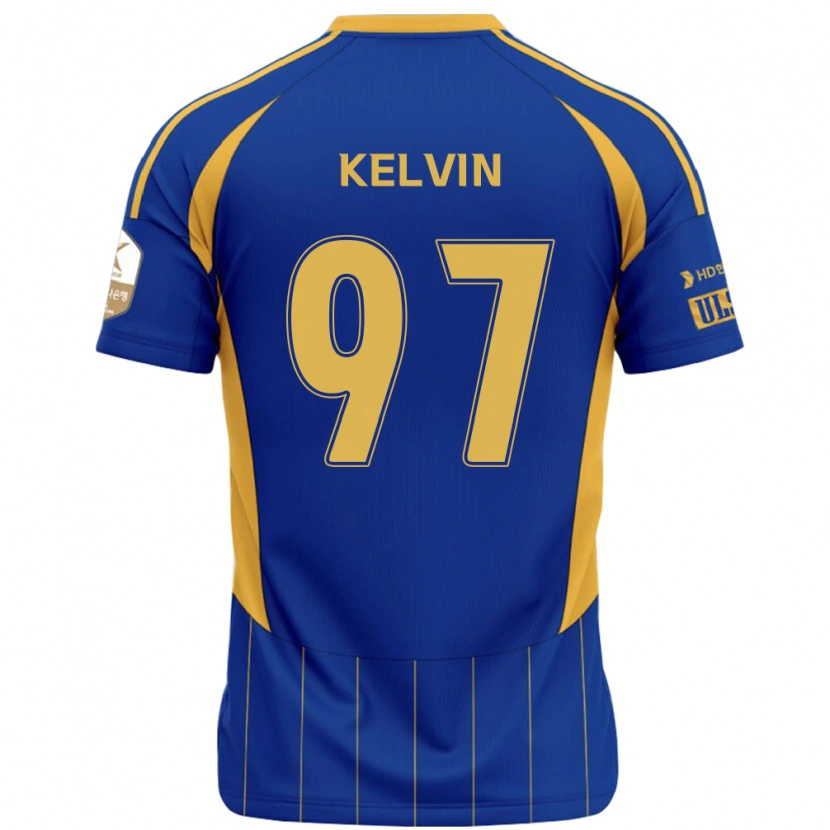 Danxen Kinder Kelvin #97 Königsblau Gelb Heimtrikot Trikot 2025/26 T-Shirt Österreich