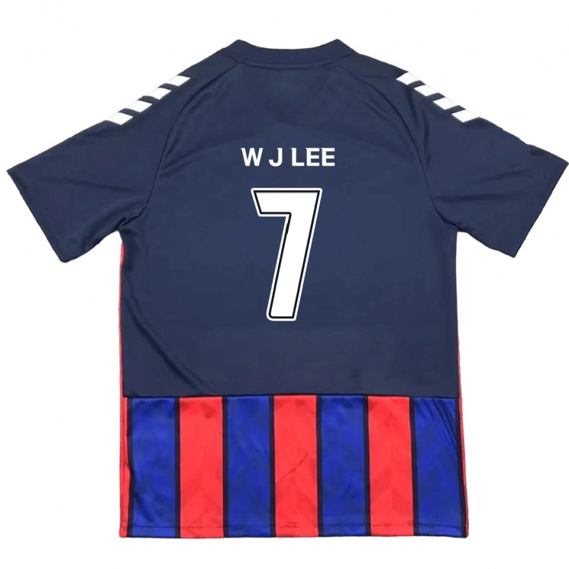 Danxen Kinder Jae-Won Lee #7 Königsblau Rot Heimtrikot Trikot 2025/26 T-Shirt Österreich