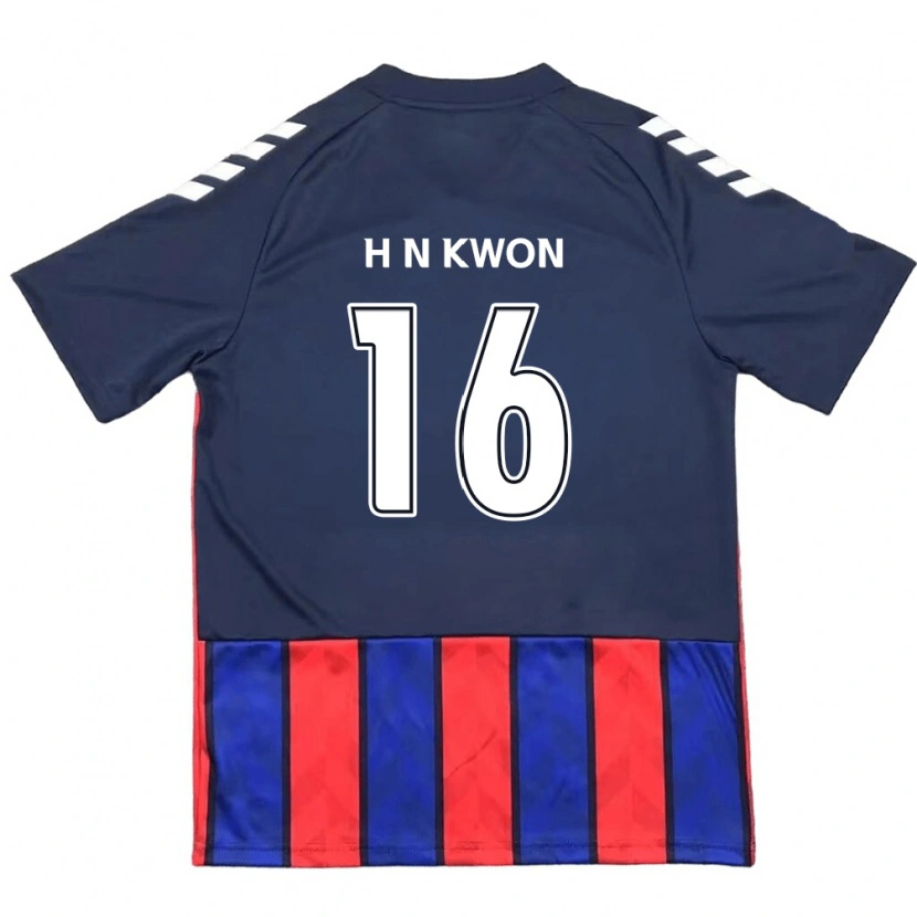 Danxen Kinder Nam-Hoon Kwon #16 Königsblau Rot Heimtrikot Trikot 2025/26 T-Shirt Österreich