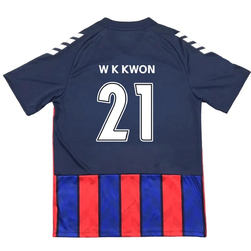 Danxen Kinder Kyung-Won Kwon #21 Königsblau Rot Heimtrikot Trikot 2025/26 T-Shirt Österreich