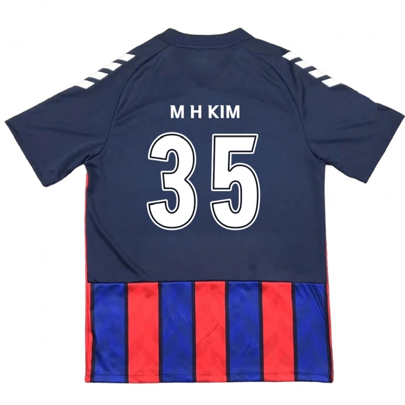 Danxen Kinder Hyeon-Min Kim #35 Königsblau Rot Heimtrikot Trikot 2025/26 T-Shirt Österreich