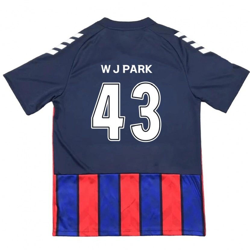 Danxen Kinder Jin-Woo Park #43 Königsblau Rot Heimtrikot Trikot 2025/26 T-Shirt Österreich