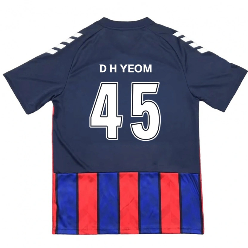 Danxen Kinder Do-Hyeon Yeom #45 Königsblau Rot Heimtrikot Trikot 2025/26 T-Shirt Österreich