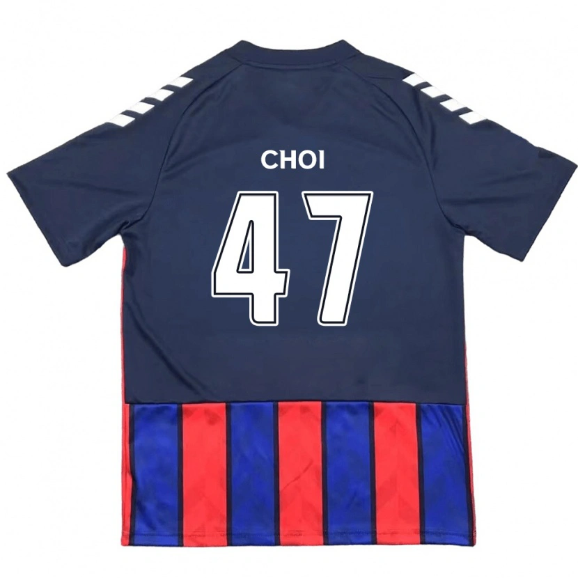 Danxen Kinder San Choi #47 Königsblau Rot Heimtrikot Trikot 2025/26 T-Shirt Österreich
