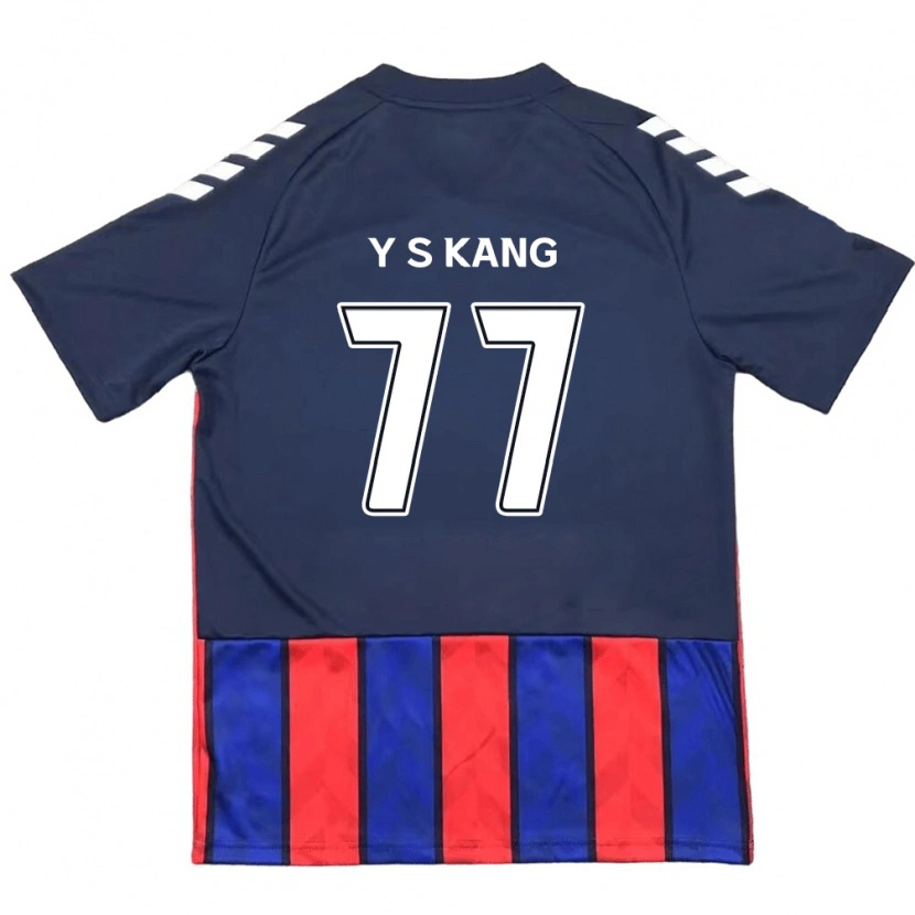 Danxen Kinder Sang-Yun Kang #77 Königsblau Rot Heimtrikot Trikot 2025/26 T-Shirt Österreich