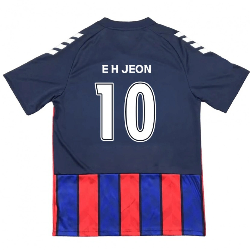 Danxen Kinder Jeon Eun-Ha #10 Königsblau Rot Heimtrikot Trikot 2025/26 T-Shirt Österreich