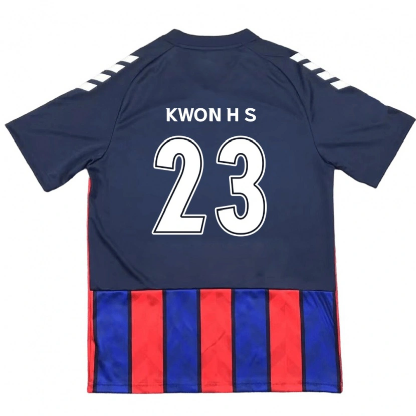 Danxen Kinder Kwon Hui-Seon #23 Königsblau Rot Heimtrikot Trikot 2025/26 T-Shirt Österreich