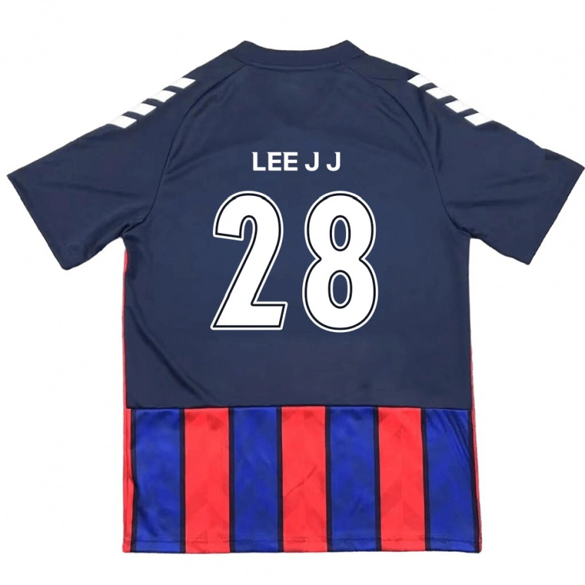 Danxen Kinder Lee Jin-Joo #28 Königsblau Rot Heimtrikot Trikot 2025/26 T-Shirt Österreich