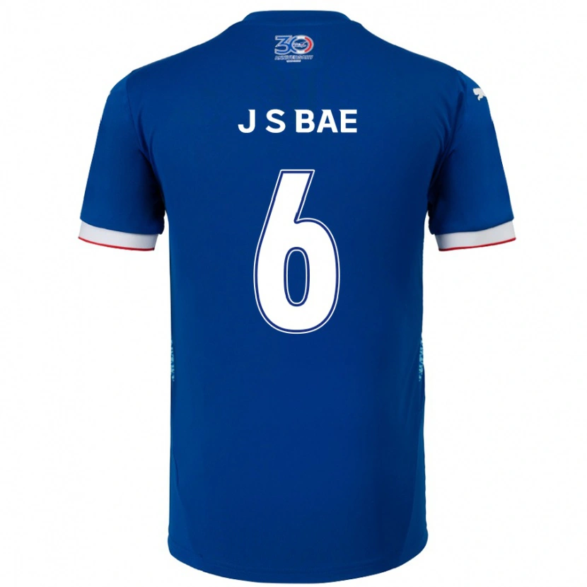 Danxen Kinder Seo-Joon Bae #6 Königsblau Weiß Heimtrikot Trikot 2025/26 T-Shirt Österreich