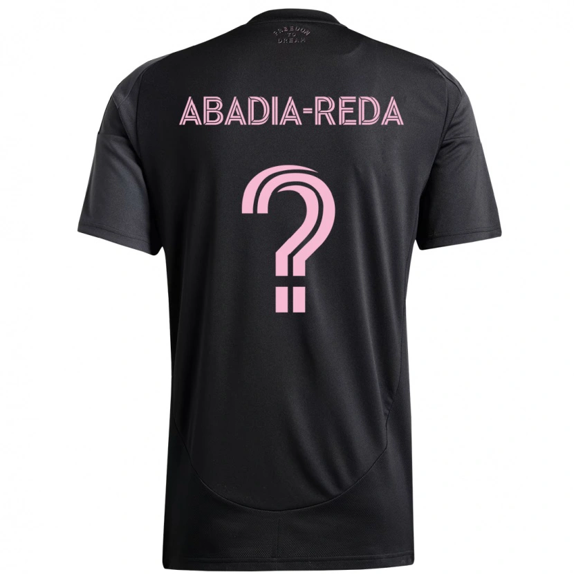 Danxen Kinder Ezequiel Abadia-Reda #0 Schwarz Rosa Auswärtstrikot Trikot 2025/26 T-Shirt Österreich